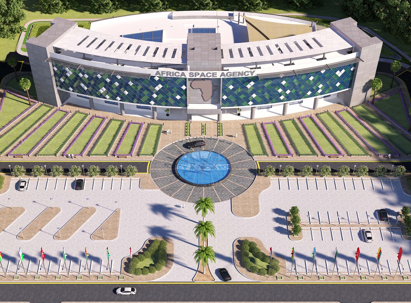 African Union Headquarters — Exterior